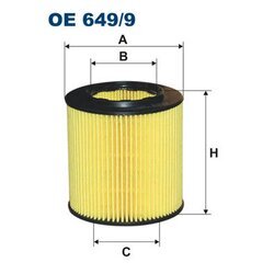Olejový filter FILTRON OE 649/9
