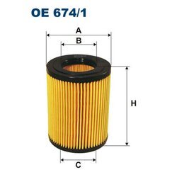 Olejový filter FILTRON OE 674/1