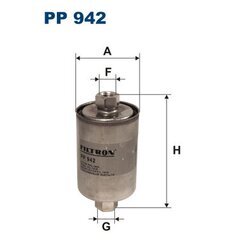 Palivový filter FILTRON PP 942