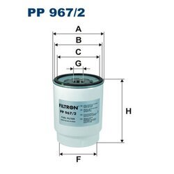 Palivový filter FILTRON PP 967/2