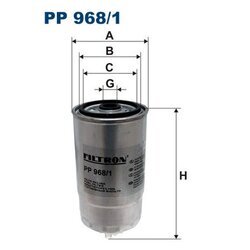 Palivový filter FILTRON PP 968/1