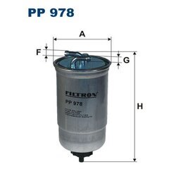 Palivový filter FILTRON PP 978
