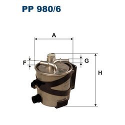 Palivový filter FILTRON PP 980/6