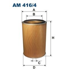 Vzduchový filter FILTRON AM 416/4