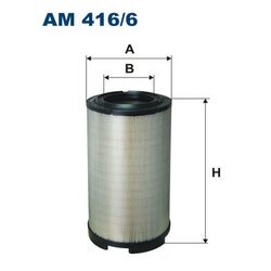 Vzduchový filter FILTRON AM 416/6