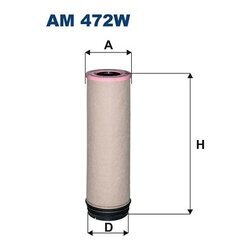 Filter sekundárneho vzduchu FILTRON AM 472W