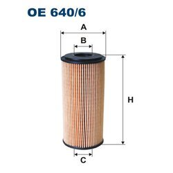 Olejový filter FILTRON OE 640/6