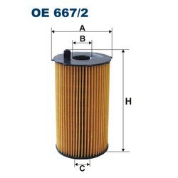 Olejový filter FILTRON OE 667/2
