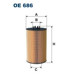 Olejový filter FILTRON OE 686