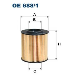 Olejový filter FILTRON OE 688/1