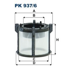 Palivový filter FILTRON PK 937/6