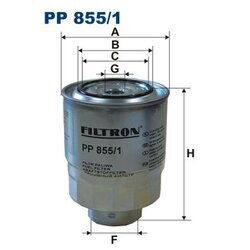 Palivový filter FILTRON PP 855/1