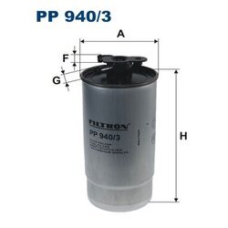 Palivový filter FILTRON PP 940/3