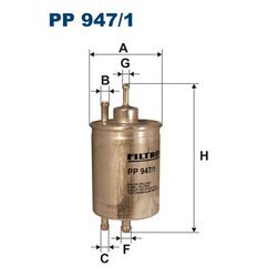 Palivový filter FILTRON PP 947/1