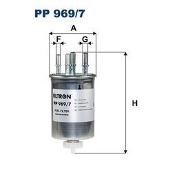 Palivový filter FILTRON PP 969/7