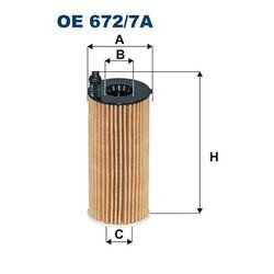 Olejový filter FILTRON OE 672/7A