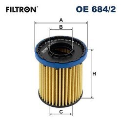 Olejový filter FILTRON OE 684/2