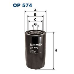 Olejový filter FILTRON OP 574
