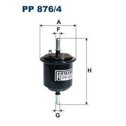 Palivový filter FILTRON PP 876/4