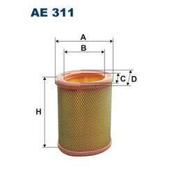 Vzduchový filter FILTRON AE 311