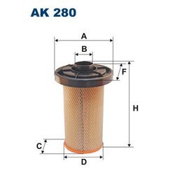 Vzduchový filter FILTRON AK 280