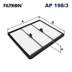 Vzduchový filter FILTRON AP 198/3