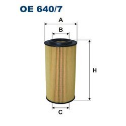 Olejový filter FILTRON OE 640/7