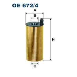 Olejový filter FILTRON OE 672/4