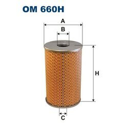 Filter pracovnej hydrauliky FILTRON OM 660H