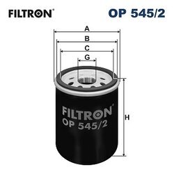 Olejový filter FILTRON OP 545/2
