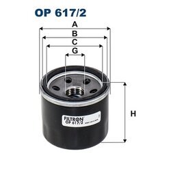 Olejový filter FILTRON OP 617/2