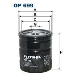Olejový filter FILTRON OP 699