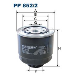 Palivový filter FILTRON PP 852/2