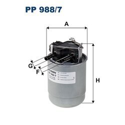 Palivový filter FILTRON PP 988/7