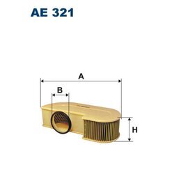 Vzduchový filter FILTRON AE 321