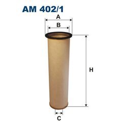 Filter sekundárneho vzduchu FILTRON AM 402/1W