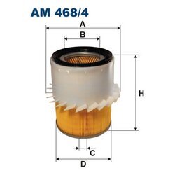 Vzduchový filter FILTRON AM 468/4