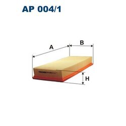 Vzduchový filter FILTRON AP 004/1