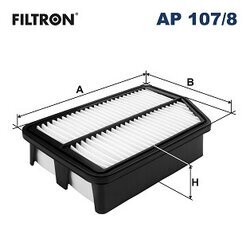 Vzduchový filter FILTRON AP 107/8