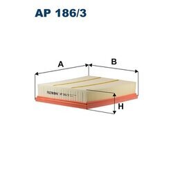 Vzduchový filter FILTRON AP 186/3