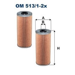 Olejový filter FILTRON OM 513/1-2x