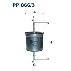 Palivový filter FILTRON PP 866/3