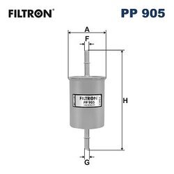 Palivový filter FILTRON PP 905