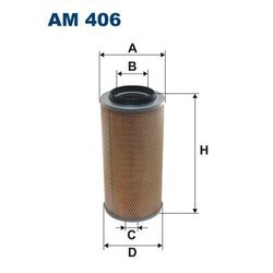 Vzduchový filter FILTRON AM 406