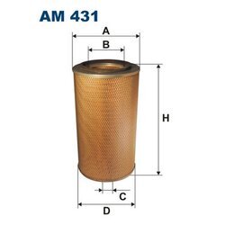 Vzduchový filter FILTRON AM 431