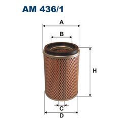 Vzduchový filter FILTRON AM 436/1