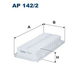 Vzduchový filter FILTRON AP 142/2