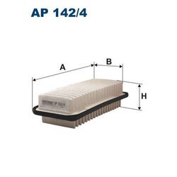 Vzduchový filter FILTRON AP 142/4