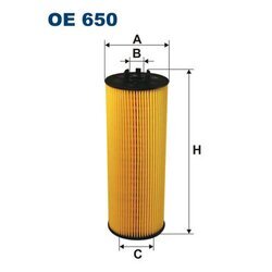 Olejový filter FILTRON OE 650