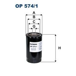Olejový filter FILTRON OP 574/1